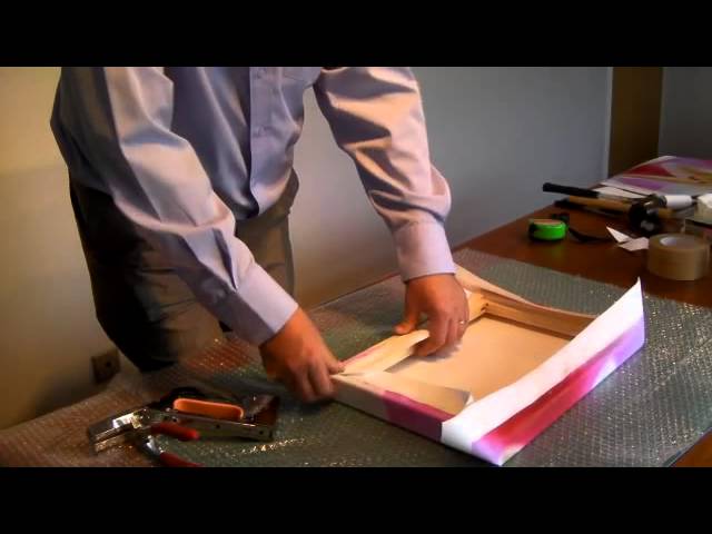 How to Frame a Rolled Canvas Print