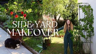 SIDE GARDEN MAKEOVER : Rose Training, New Compost Area & Satisfying Clean ✨