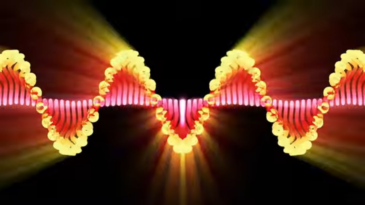 4k Glowing Strings Patterns free motion background video effect - YouTube