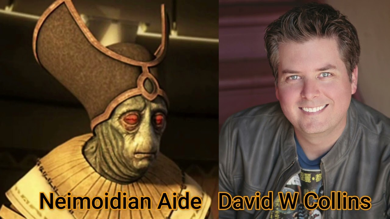 Character and Voice Actor - Star Wars The Force Unleashed II - Neimoidian Aide - David W Collins