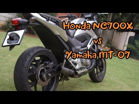 51 Honda Nc700x Vs Yamaha Mt 07 Youtube