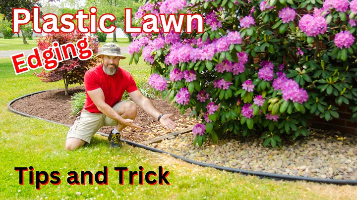 Tips and tricks to installing plastic edging around your landscaping (stones and mulch)