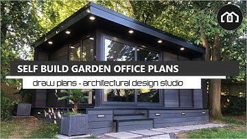 How To Draw a Self Build Garden Office in TurboCAD / AutoCAD | Garden Room Plans