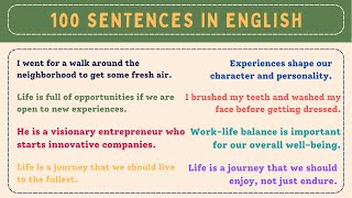 100 Random Sentences In English Useful Phrases For Daily In Real Life