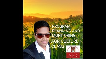 Program Planning and Monitoring video class by Prof. Dr. Rajesh Jha.