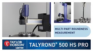 Measuring Multi-part on the Talyrond 500 HS PRO Ensure Accuracy | #Roundness Measurement System