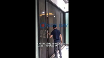 CỬA LƯỚI CHỐNG MUỖI KHÔNG RAY XẾP NỐI CÁNH NEW DAY - ĐƠN VỊ ỦY NHIỆM CỬA LƯỚI MUỖI SEIKI NHẬT BẢN