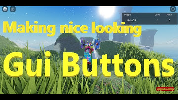 HOW TO MAKE A NICE LOOKING GUI TEXT BUTTON | Roblox Studio Tutorial