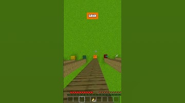 HOW HIGH CAN YOU FALL IN FROM DIFFERENT BLOCKS IN MINECRAFT? #shorts