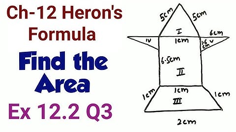 Class 9 Maths Ex 12.2 Q3 Ch-12 Heron