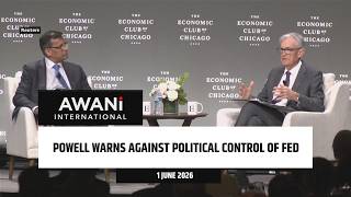 Powell warns against political control of Fed