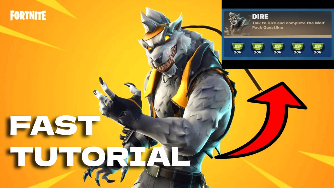 FORTNITE 'DIRE' CHALLENGES GUIDE- WOLF PACK QUESTLINE