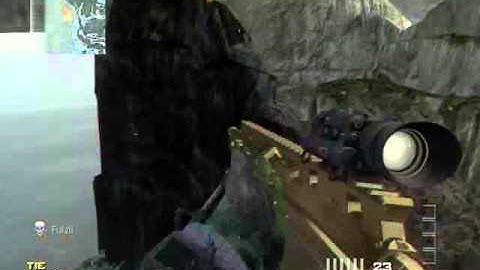 Sick Aground Out of Map Trickshot Hitmarker MW3