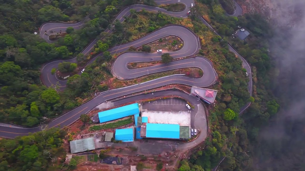 梅山36彎&太平雲梯夕陽雲海空拍1150125