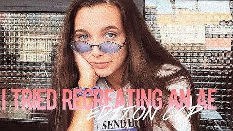 I tried recreating and ae edit on ccp!!