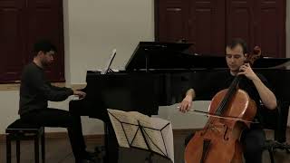 Sonata nº 2 Brahms - Pedro Gomes da Silva-Violoncelo - João Barata-Piano