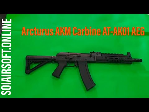 Video Arcturus AKM AT-AK01 AEG Súng Airsoft Thiết Kế Hiện... - youtube