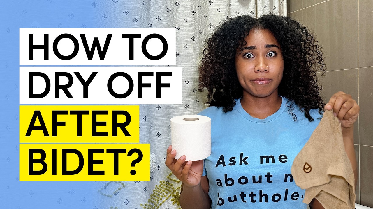 How to Dry Off After Using a Bidet (3 Ways)