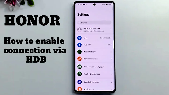 Ho to enable HDB on Honor PHONES - DayDayNews