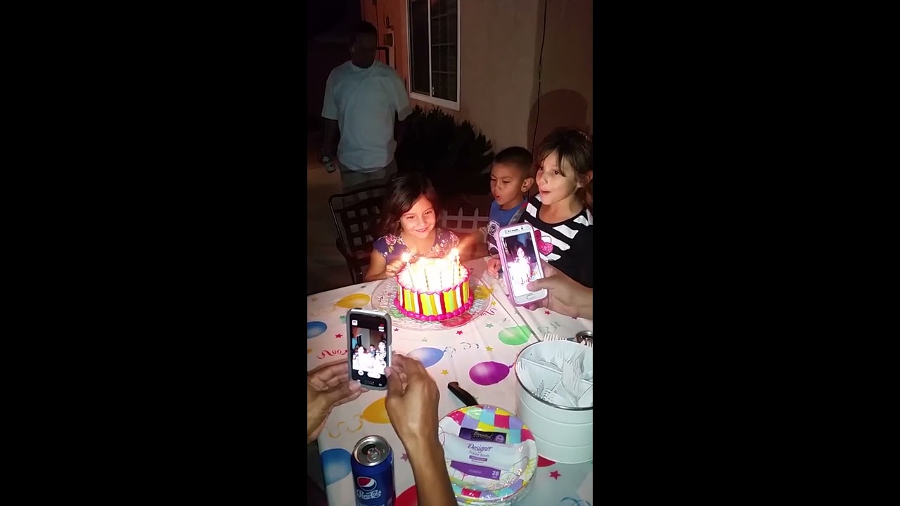 Birthday Girl Gets Attacked After Blowing Candles