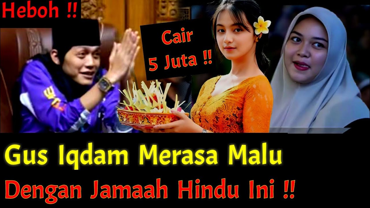 Heboh !! Jamaah Hindu Membuat Gus Iqdam Merasa Malu ! Sampek Ampun-Ampun !!
