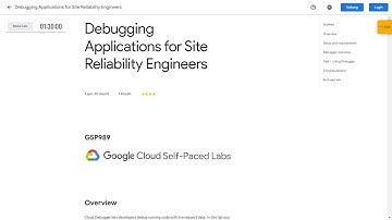 Debugging Applications for Site Reliability Engineers