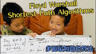 Day 500 - Teaching Kids Programming - Floyd Warshal Shortest Path Algorithm (Shipping and Receiving)