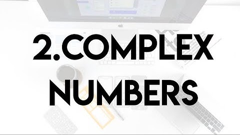 12th Mathematics| Chapter2| Complex numbers|Exercise 2.3