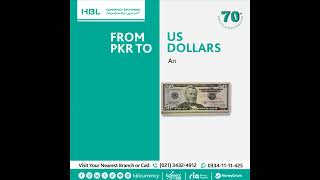 Hbl Currency Exchange Convert Your Currency Pkr To Usd