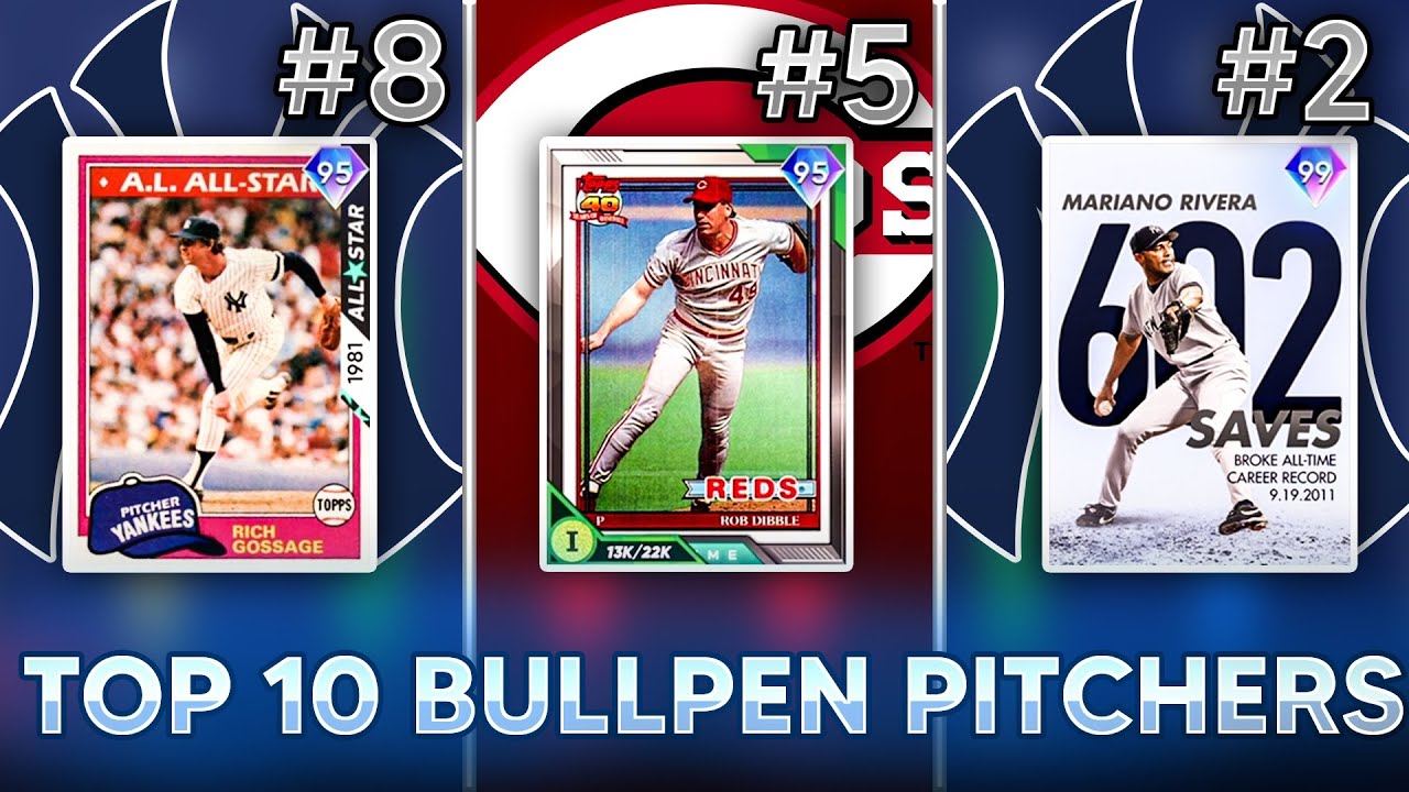 RANKING THE 10 BEST BULLPEN PITCHERS (RP/CP) IN MLB THE SHOW 21 DIAMOND