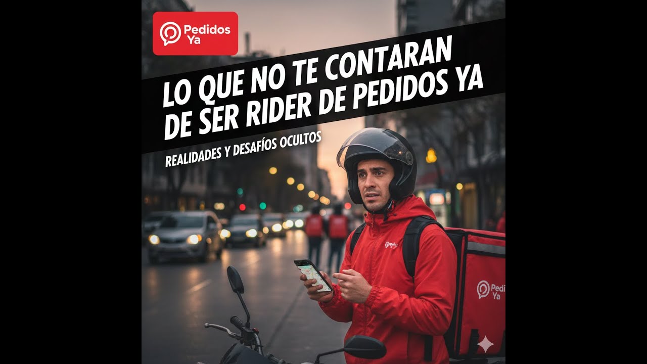 lo QUE NO TE CUENTAN de SER RIDER en PEDIDOS YA