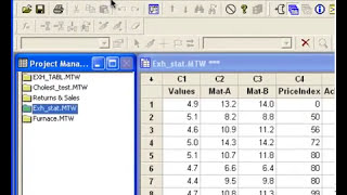 test theories with data 04 Minitab paired t test