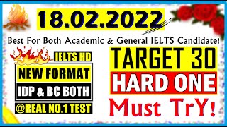 IELTS LISTENING PRACTICE TEST 2022 WITH ANSWERS | 18.02.2022