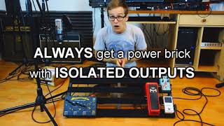 Which power bricks am I using and recommending for pedalboards?