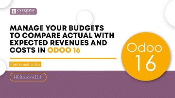 Budget Management in Odoo 16 Accounting | What is budget management in Odoo 16?