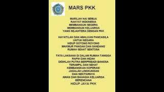 Lagu Mars PKK (dengan lirik)