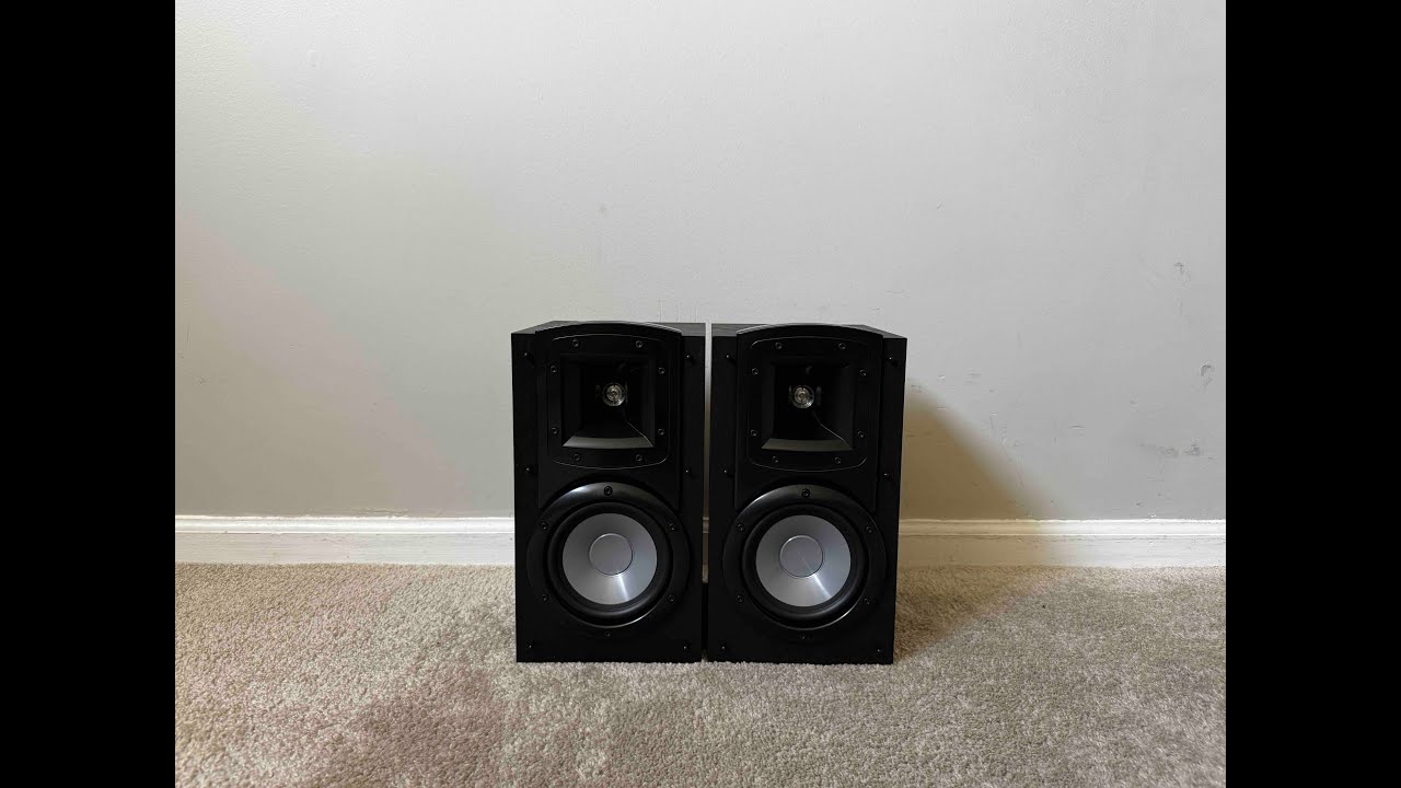 Klipsch Synergy B-20 Home 2 Way Bookshelf Speakers - YouTube