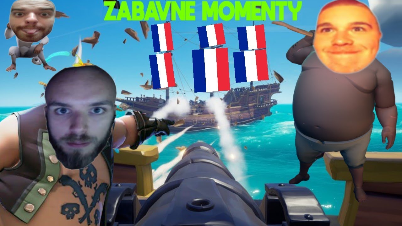 RESTT - BITKA storočia s FRANCÚZMI v Sea Of Thieves [zničili im loď]