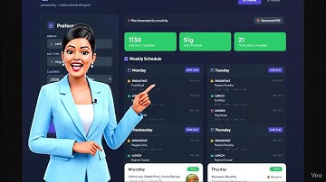 AI Meal Planner Agent – Weekly Diet, Calories, Grocery List in 5 Seconds!