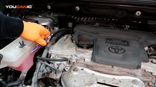 2013-2018 Toyota Rav4 - How to Check & Add Engine Coolant 2013-2018 Toyota Rav4 - How to Check & Add Engine Coolant