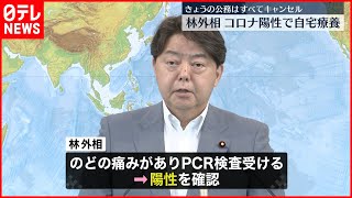 【林外務大臣】新型コロナ感染  1日の公務とりやめ  政府内に濃厚接触者なし