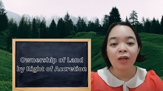 Ownership of Land by Right of Accretion