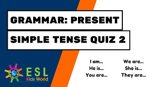 Learn Present Simple Tense | Simple Present Grammar Quiz 2