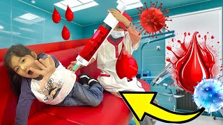 ЗЛОЙ ДОКТОР БІЗДІ БАЙЛАП УКОЛ САЛДЫ😱|МИНИ ФИЛЬМ📽️