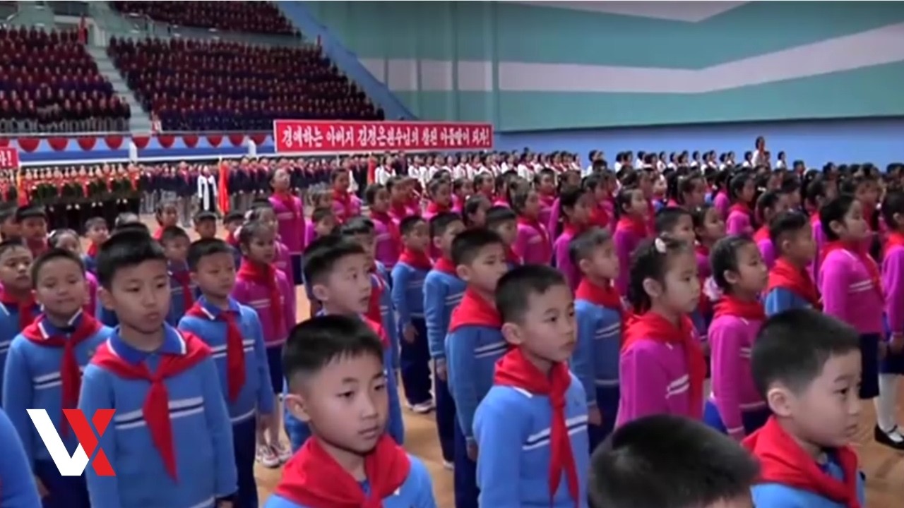 North Korean Students Gather & Celebrate Late Leader Kim Jong Il's Birthday | VERTEX