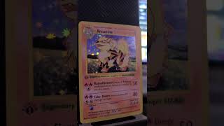 1st Edition Holographic Shadowless Base Set Arcanine #shorts #pokemoncards