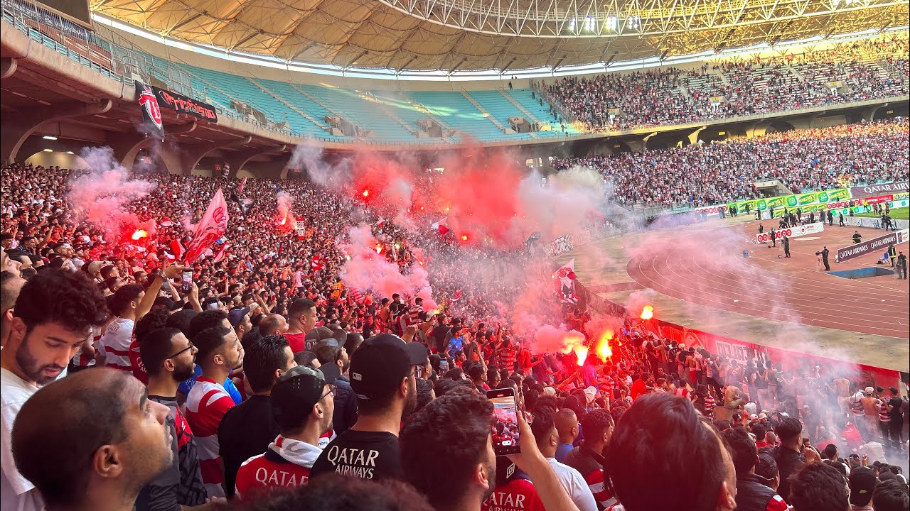 ملخص المدارج لحظة بلحظة و كراكاج الافريقي و مناوشات مع الامن CA/ESS 💪❤️‍🔥🇦🇹