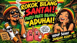 Rokok Bilang Santai, Paru-Paru Bilang Aduhai 😂 | Duet Reggae Lucu & Edukatif