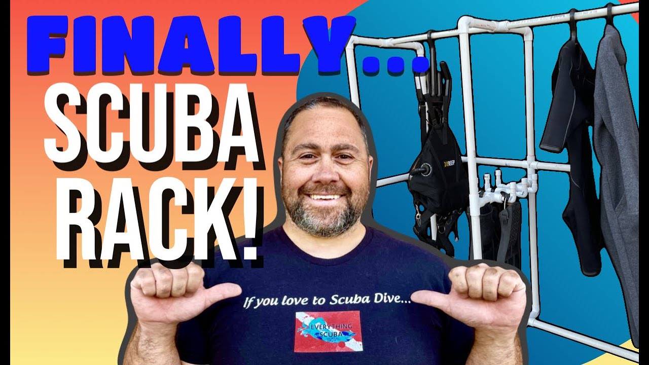 How to Build Your Own Scuba Gear Rack (Step by step guide