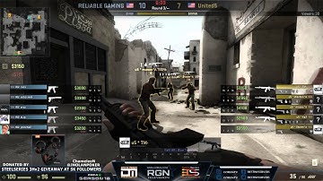 United5 vs Reliable Gaming de_dust2 ESEA Invite